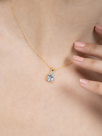 Essential Blue Topaz Jewellery Set in 18k Gold Vermeil