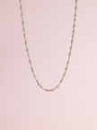 Twisted Chain Necklace in Sterling Silver