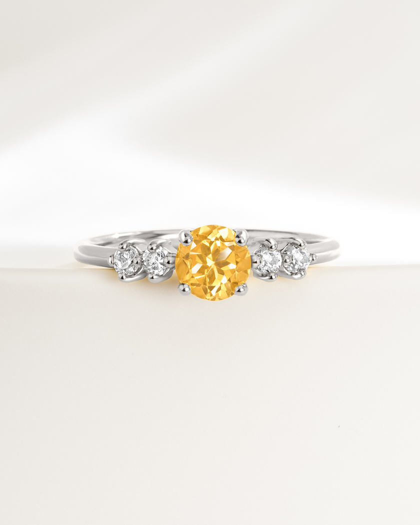 Citrine Everyday Jewellery Gift Set in Sterling Silver