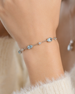 Complete Set - Blue Topaz Jewellery Set in Sterling Silver
