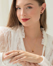 Garnet Five Stone Ring in 18k Gold Vermeil