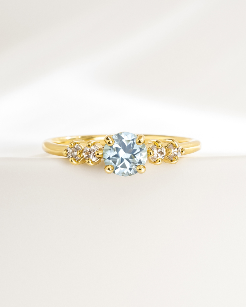 Blue Topaz Everyday Jewellery Gift Set in 18k Gold Vermeil