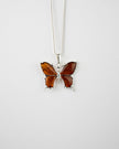 Statement Butterfly Pendant Necklace