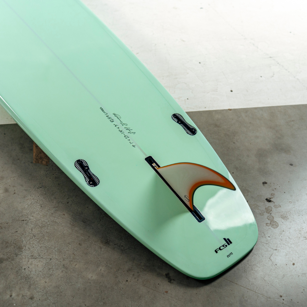 9' 1 Heritage Square Tail Retro Longboard Gloss Tint