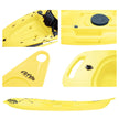 Kaafu Solo Kayak | Yellow | Lightweight & Stable