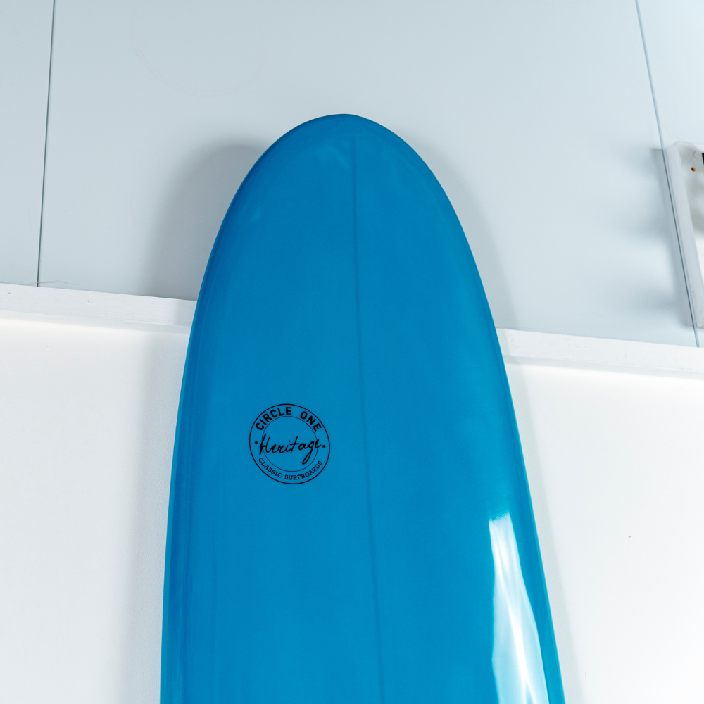 9' 1 Heritage Square Tail Retro Longboard Gloss Tint