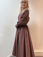 Robe longue oversize en velours côtelé avec poches – Michelle | No More Nobody