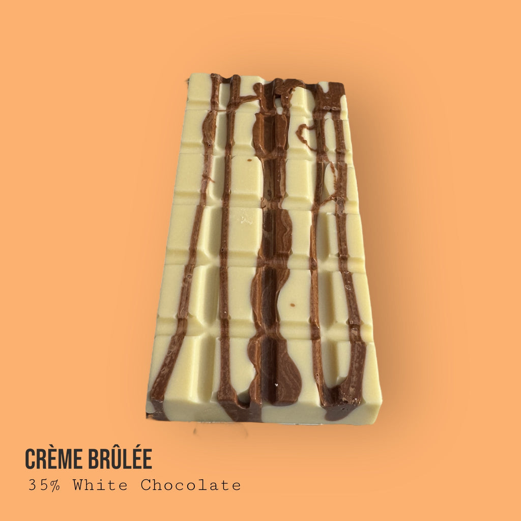 Creme Brûlée Custard & Vanilla with Toasted Sugar Inspired White Chocolate Dessert Bar 230g