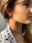 Twin Baguettes Stud Earrings