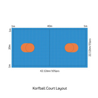 Full-Size Korfball Court with Markings