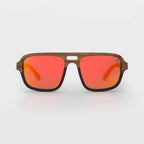 Sustainable Sunglasses - Nazere Walnut Wood Sunglasses