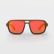 Sustainable Sunglasses - Nazere Walnut Wood Sunglasses