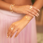 Clover 18k Gold Ring