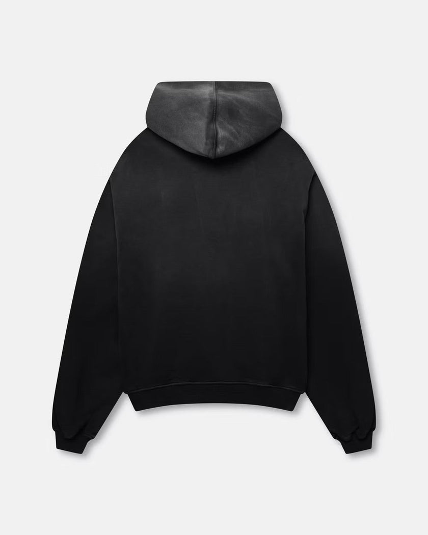 BLANK HEAVYWEIGHT FADE OUT HOODIE BLACK