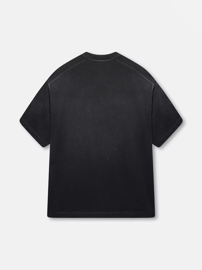 BLANK HEAVYWEIGHT FADE OUT TEE BLACK