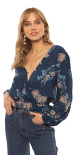 Amuse society Night moves L/S woven top