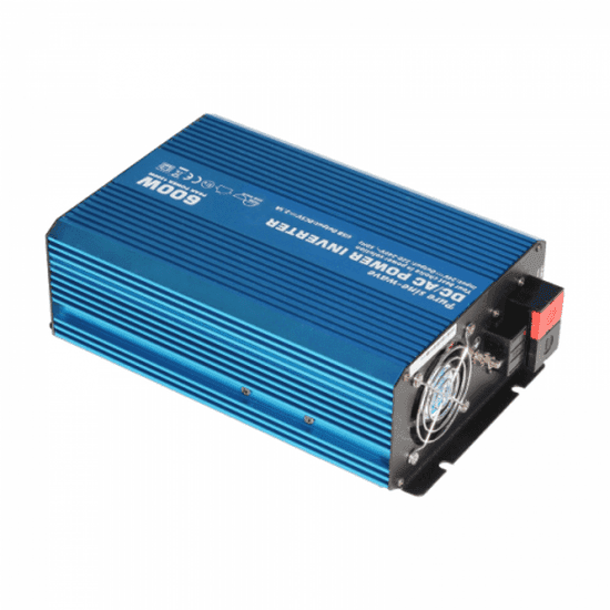 600W 24V Pure Sine Wave Power Inverter 230V AC UK Socket USB Port IPC-600-24