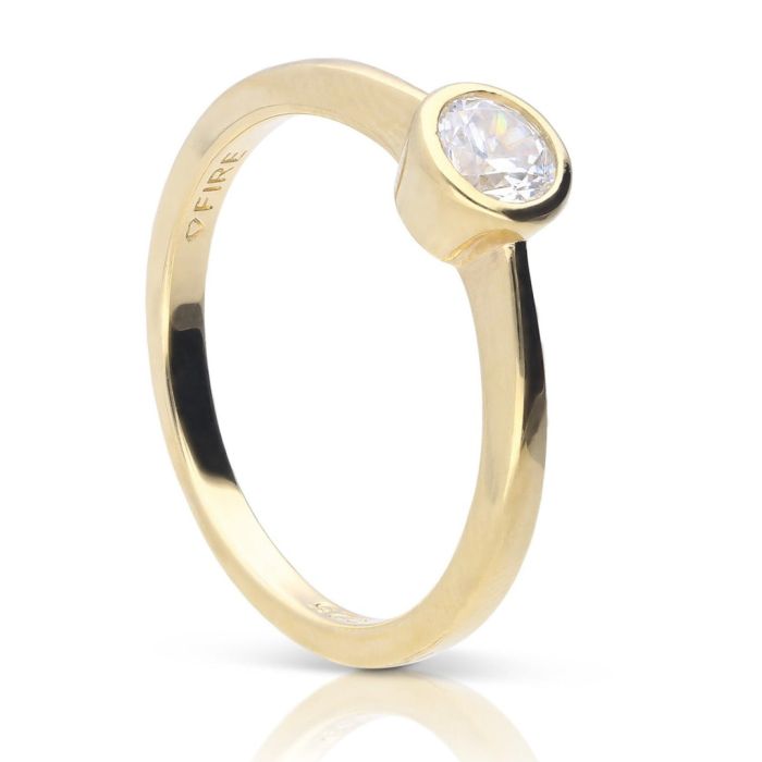Diamonfire Bezel Carat Ring
