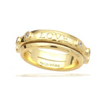 Diamonfire Love Spinner Ring
