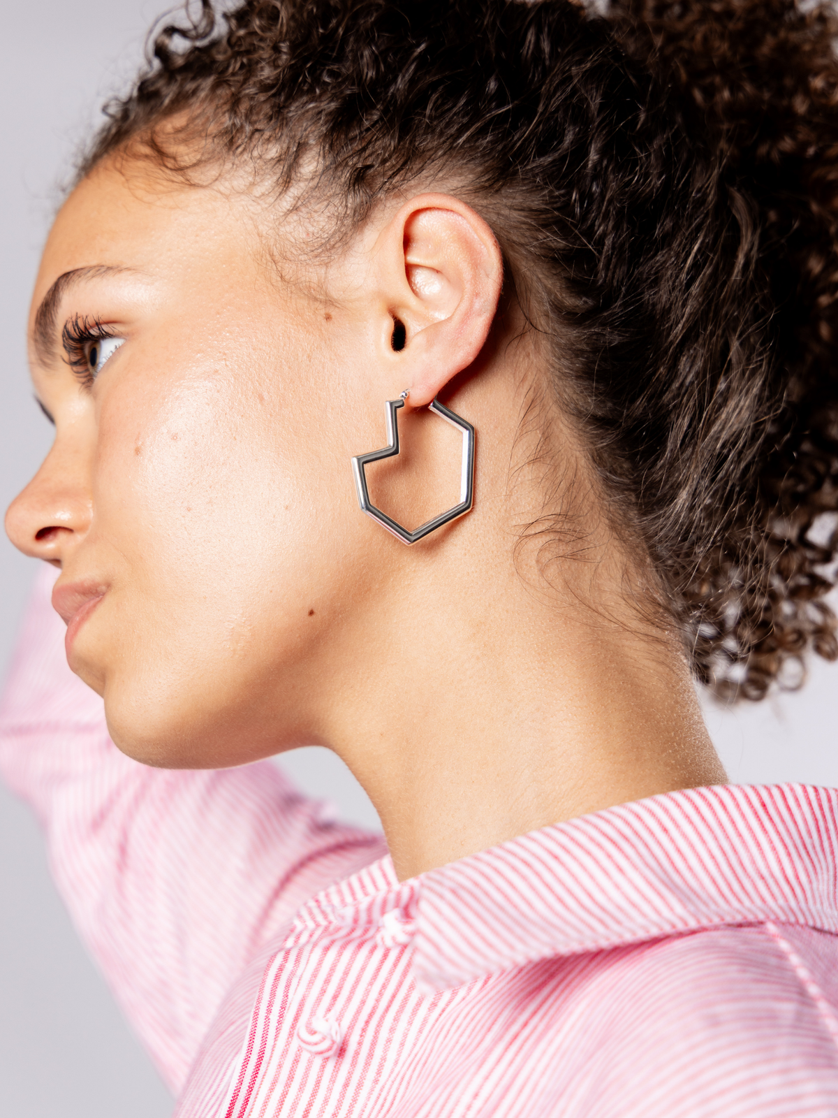 Sterling Silver hoop earrings – Daryl | No More Nobody