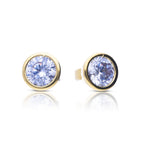 Diamonfire Bezel Set Solitaire Stud Earrings