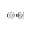 Diamonfire Princess Cut Zirconia Stud Earrings