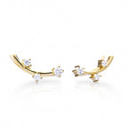Diamonfire Bar Crawler Earrings