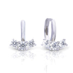 Diamonfire Trilogy Zirconia Hoop Earrings