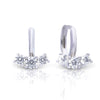 Diamonfire Trilogy Zirconia Hoop Earrings