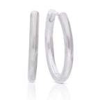 Diamonfire Plain Hoop Earrings