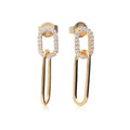Diamonfire Double Loop Earrings