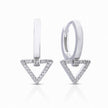 Diamonfire Geometric Hoop Earrings