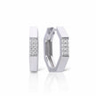 Diamonfire Octagonal Hoop Earrings