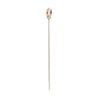 Diamonfire Single Plain Hoop Earring with Chain Drop