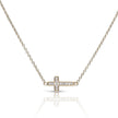 Diamonfire Pave Cross Necklace