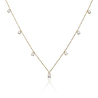 Diamonfire Claw Set Zirconia Station Necklace