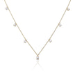 Diamonfire Claw Set Zirconia Station Necklace