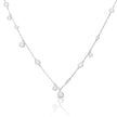 Diamonfire Bezel Set Zirconia Station Necklace