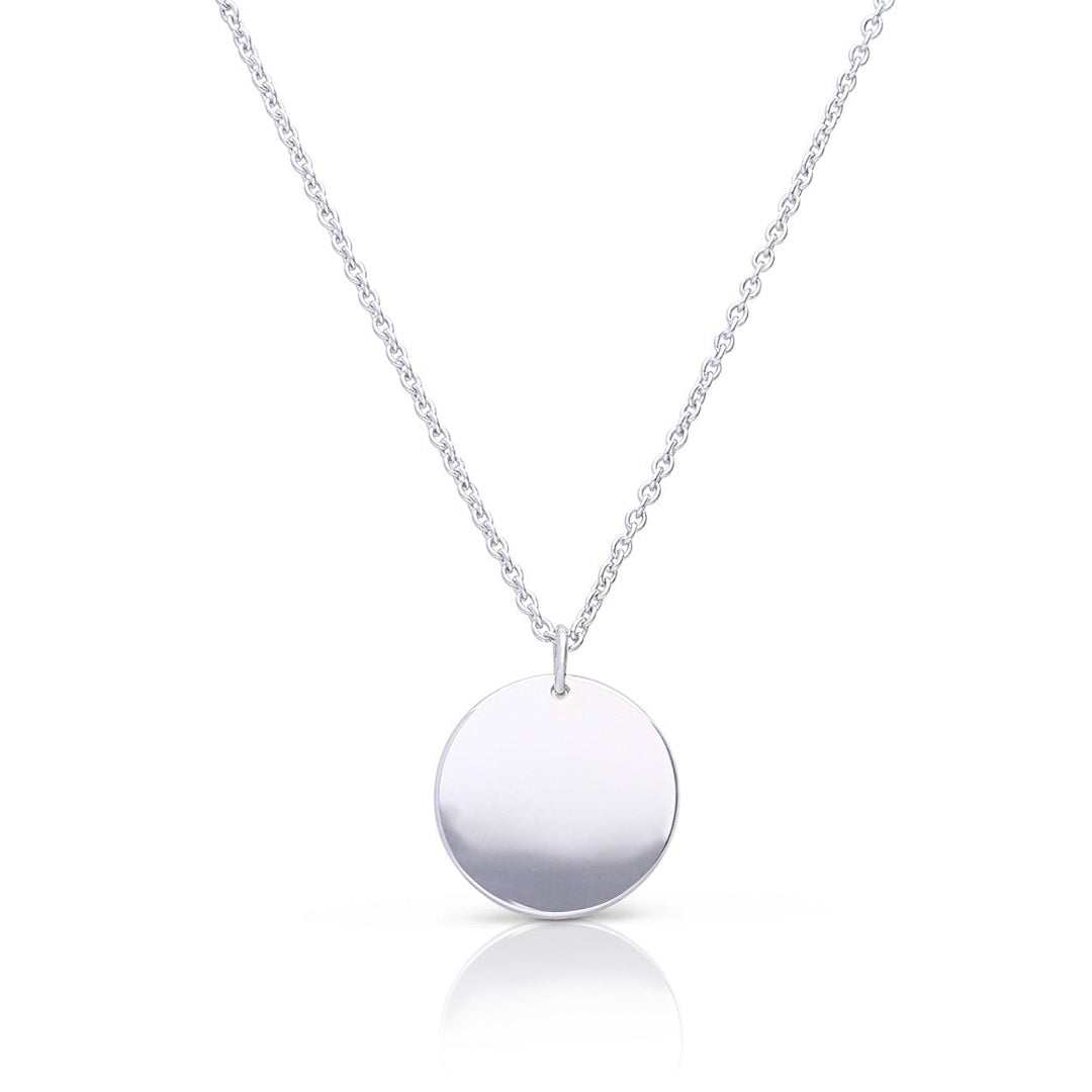 Diamonfire Plain Disc Necklace