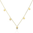 Diamonfire Plain Disc Station Necklace