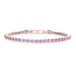 Diamonfire Pink Zirconia Tennis Bracelet