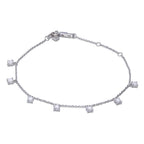 Diamonfire Claw Set Zirconia Station Bracelet