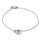 Diamonfire Interlinking Rings Bracelet