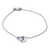 Diamonfire Interlinking Rings Bracelet