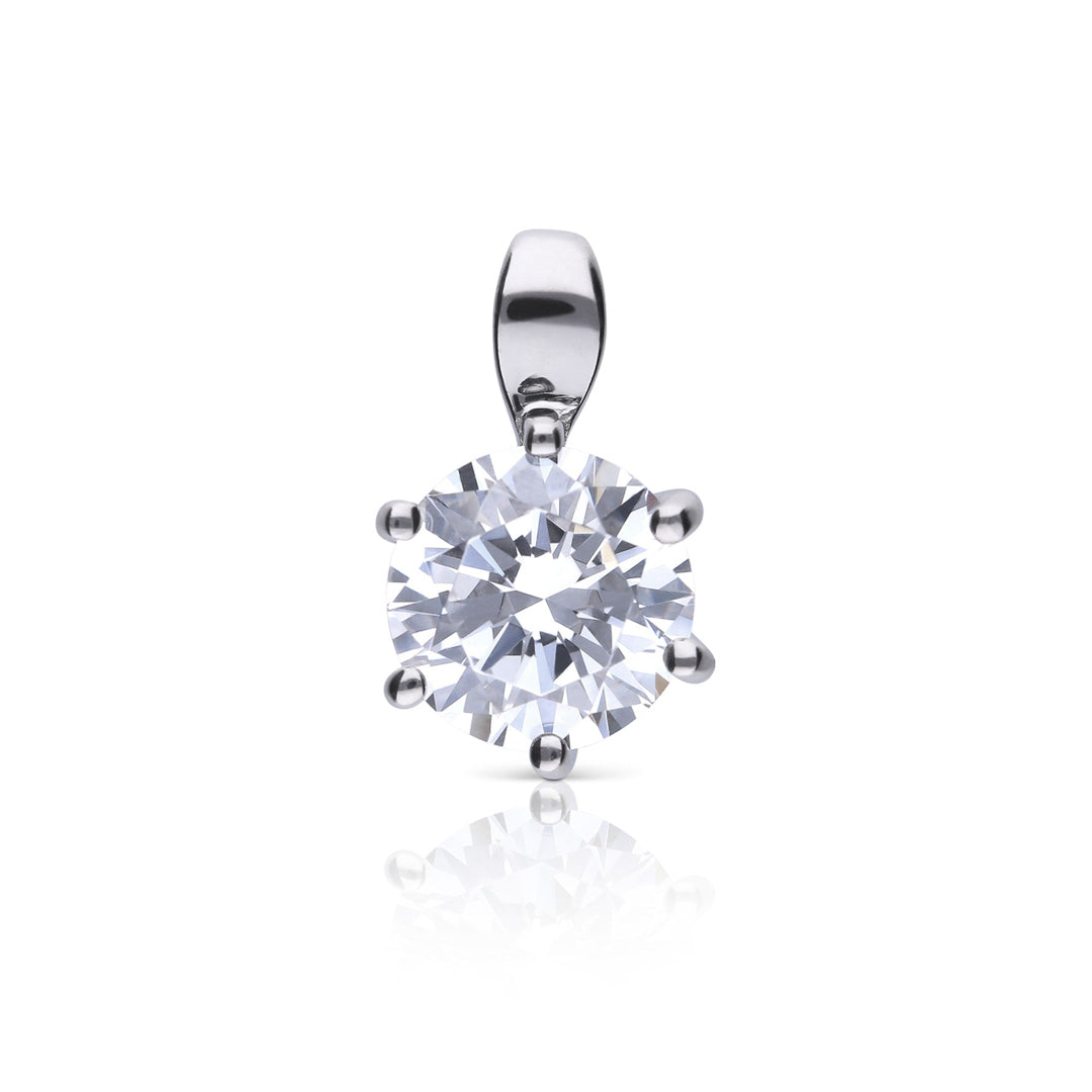 Diamonfire Six Claw Carat Pendant