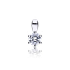 Diamonfire Six Claw Carat Pendant