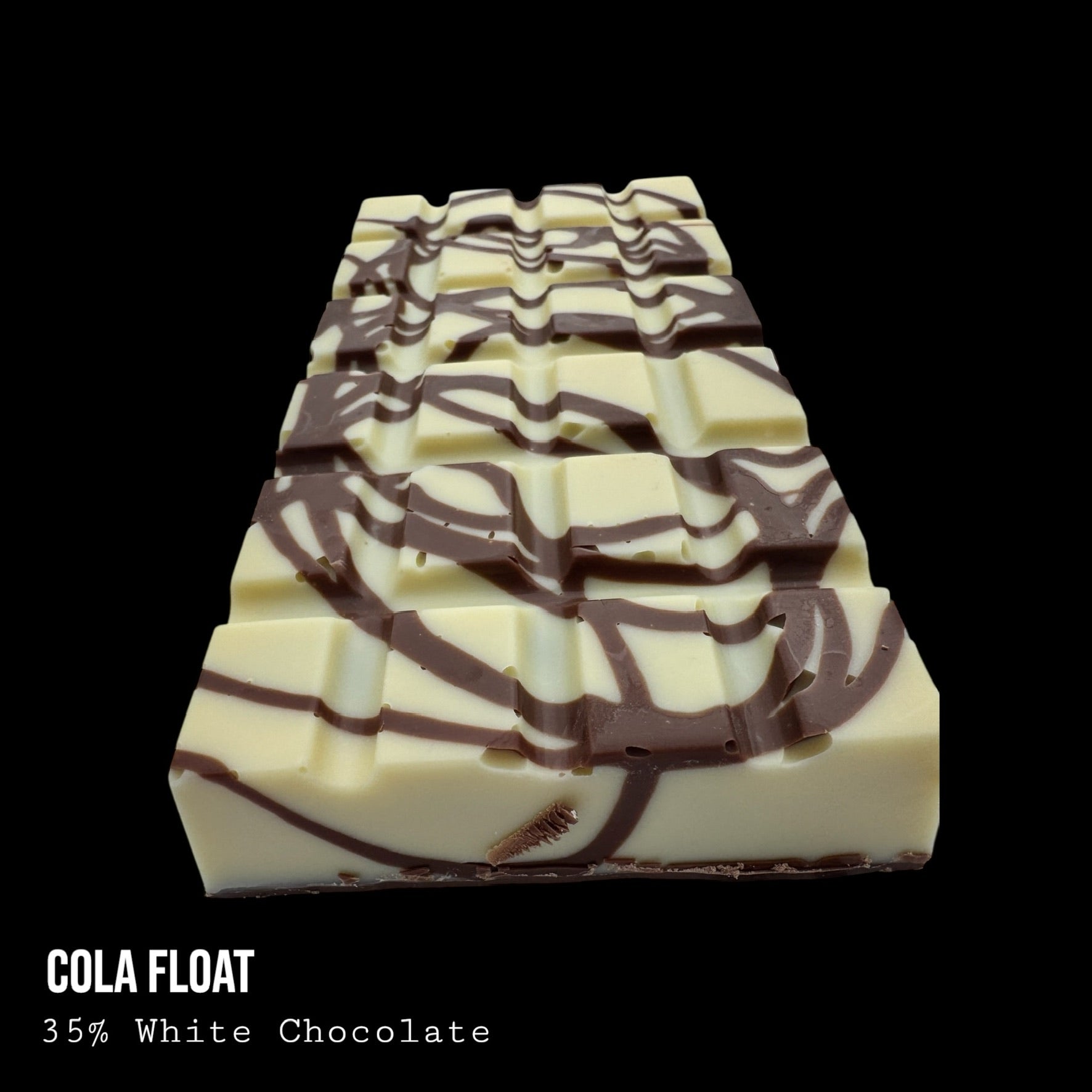 Cola Float White & Milk Chocolate with Cola & Vanilla Cream Dessert Bar 240g