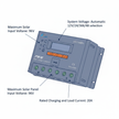 20A solar charge controller/regulator with LCD display for 12V/24V/36V/48V battery