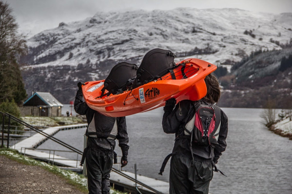 Mahee Double Seater Kayak Orange Package Deal