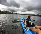 Mahee Tandem Kayak | Blue | Stable & Durable